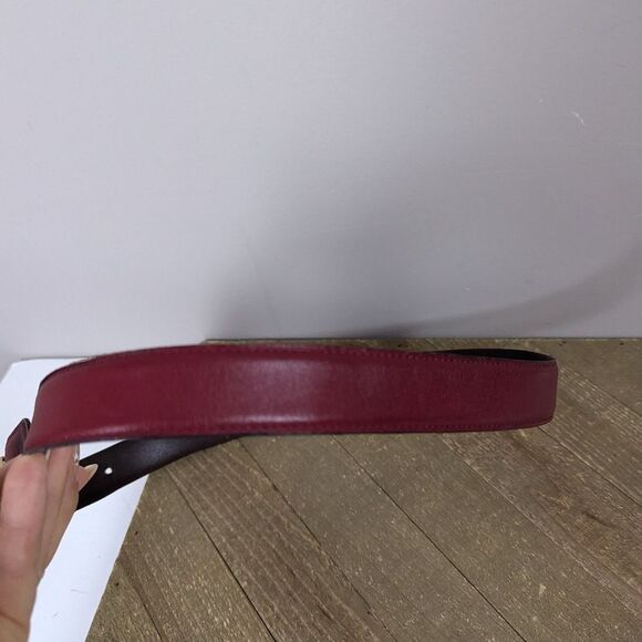 Vintage Pierre Cardin Leather Belt – Adjustable 29.5"–33.5" – Made in France - Picture 6 of 8